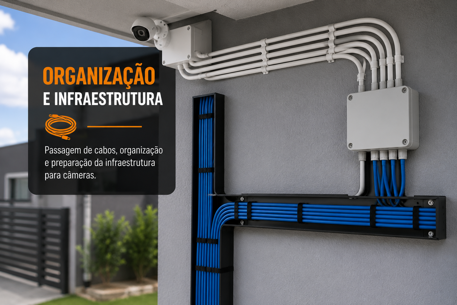 Infraestrutura para sistema de câmeras